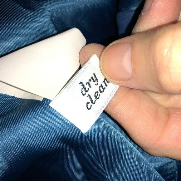 VTG Pendleton Womens 12 Blue Pure Virgin Wool Double Breasted Blazer Jacket USA - Picture 11 of 11